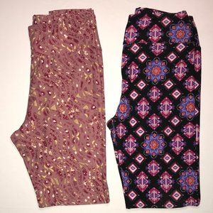 2 pairs of LuLaRoe OS Leggings